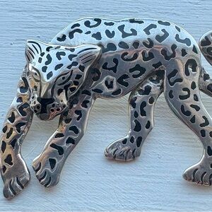 Jaguar Mexican Silver Pin